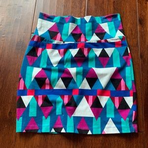 multicolores mini skirt